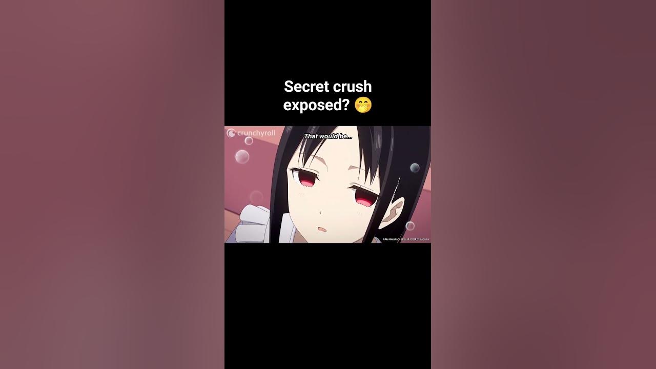 Not-so-secret crush 😭 (via Kaguya-Sama: Love Is War -Ultra Romantic-)  #Shorts #Kaguyasama #Anime 