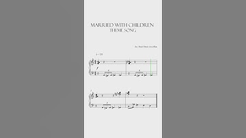 Thumbnail of Married With Children Theme Song Sheet Music #shorts #short #shortvideo #shortsvideo #shortsfeed