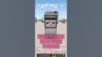 OBSERVERS OBSERVE and they send out SHORT SIGNALS! | Redstone with PsiVolt #minecraft #redstone