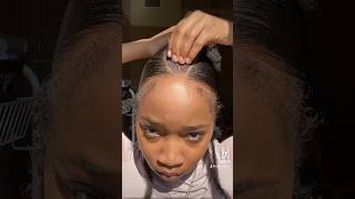 V-Part Slick Back || #slickback #satisfyingvideo #type4hair #4chair #4bhair #naturalhair