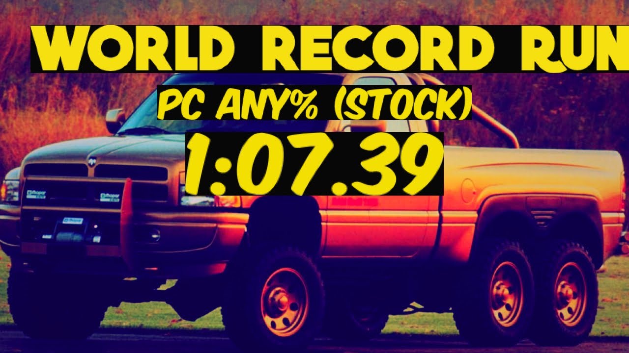 WORLD RECORD RUN TEST DRIVE OFF ROAD 3 PC ANY% (STOCK) 