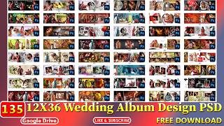 12X36 Wedding Album PSD Free Download 2026 | 135 Premium Photoshop Album Design PSDs 2026 screenshot 5