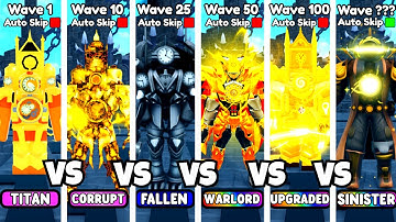 EVERY TITAN CLOCKMAN VS ENDLESS MODE!  (Toilet Tower Defense)