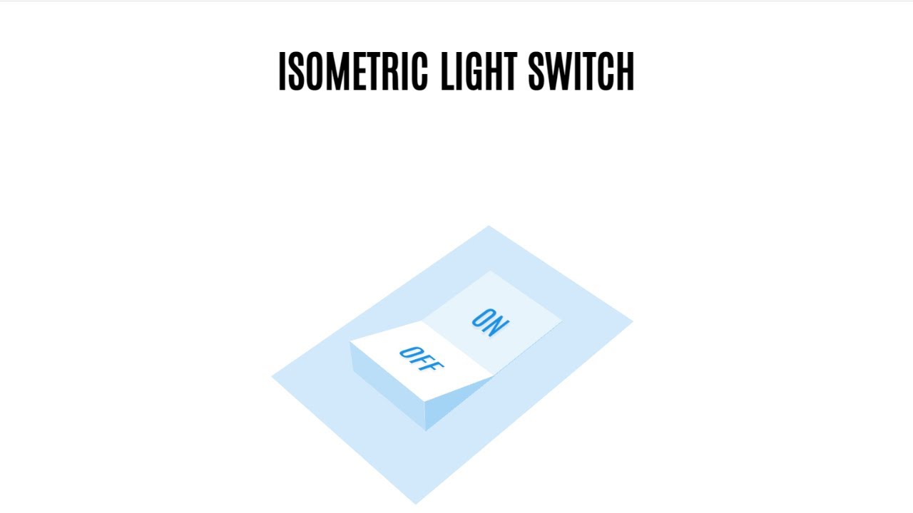 Isometric Light Switch With HTML & CSS | CSS Tutorials - YouTube