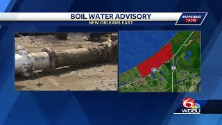 Testing underway for parts of New Orleans East under boil water advisory