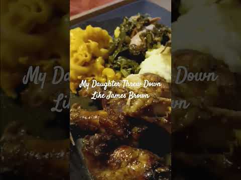 Baked Chicken, Collard Greens, Macaroni x Cheese, Mashed Potatoes x Gravy Food Foodie Cooking