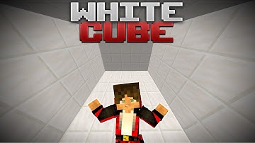 Minecraft: White Cube | Player Vs Narrator (Puzzle Map)