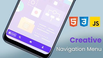 Creative Mobile Tab Navigation using Html, Css, Javascript