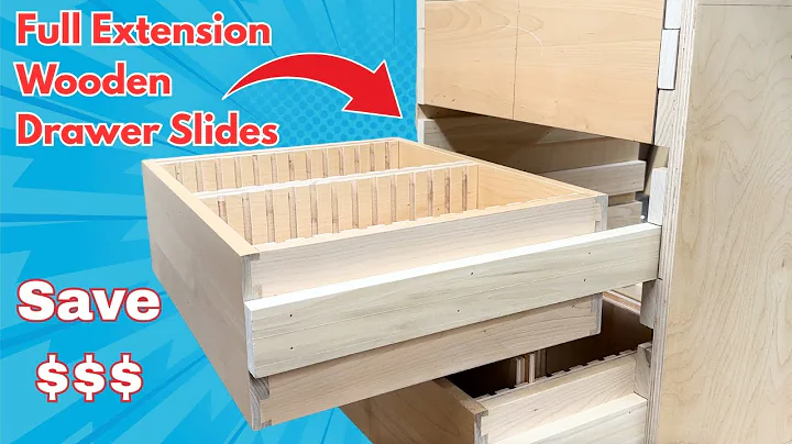 Make Wooden Drawer Slides / Easy to Make and Install