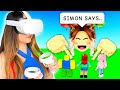 Extreme SIMON SAYS in Roblox VR HANDS!