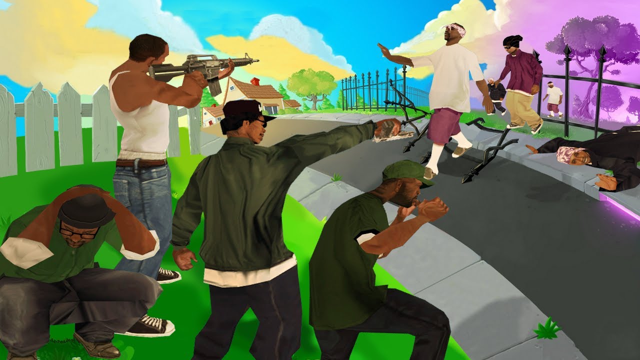 GTA SA Plantas Vs Zombies Animación (Loquendo)