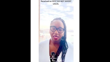 Did you receive an RFE from USCIS? Make sure to respond to it in due time. #immigration #greencard