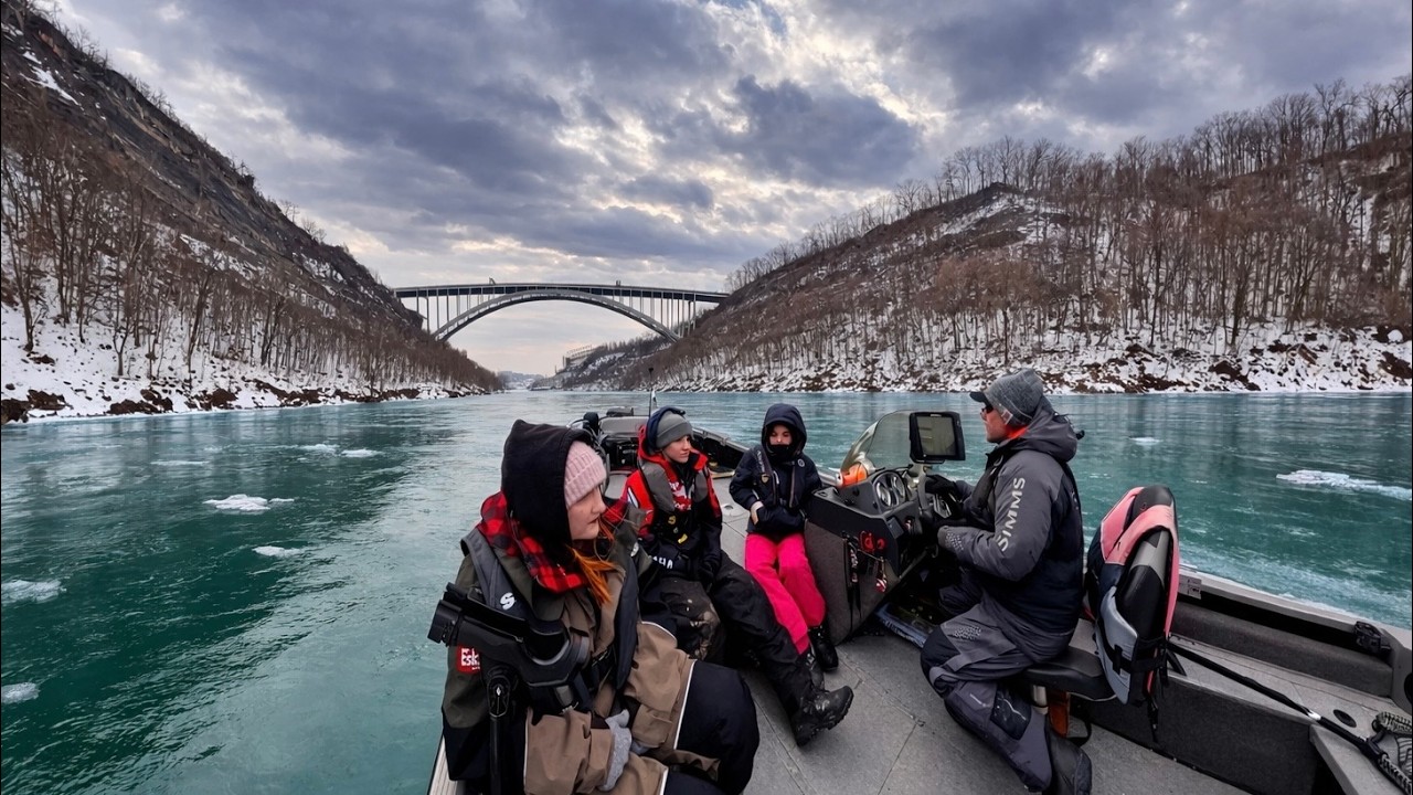 Trying to Catch 3 Trout Species While Fishing the Niagara River
