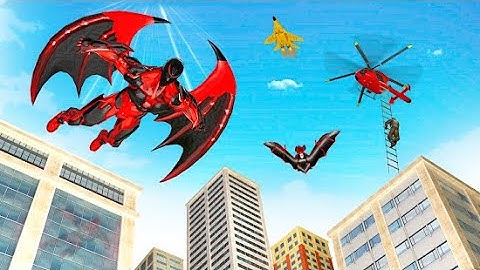 New Flying Bat Robot Bike Part-1 | Rescue City Flying Bat Robot Android GamePlay | By Game Crazy