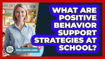 What Are Positive Behavior Support Strategies At School?