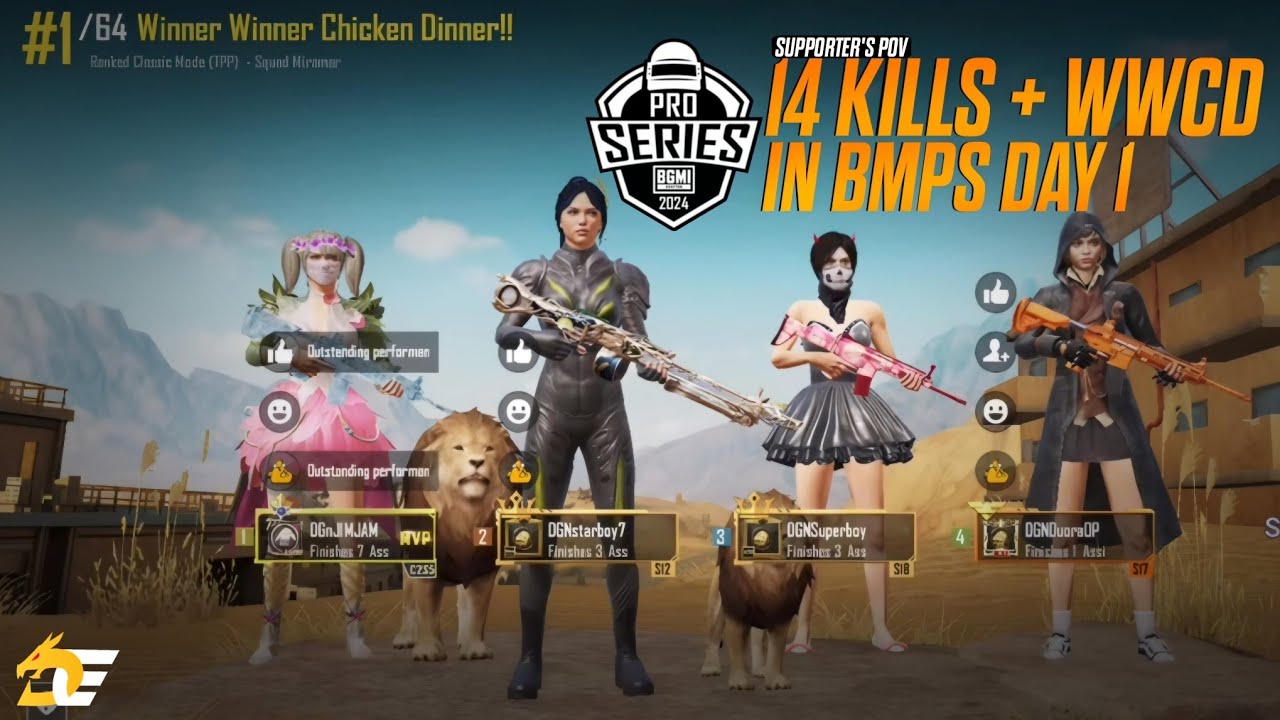 14 KILLS +CHICKEN DINNER IN BMPS DAY 1🚀♥️DRAGON ESPORTS ️‍🔥 - YouTube