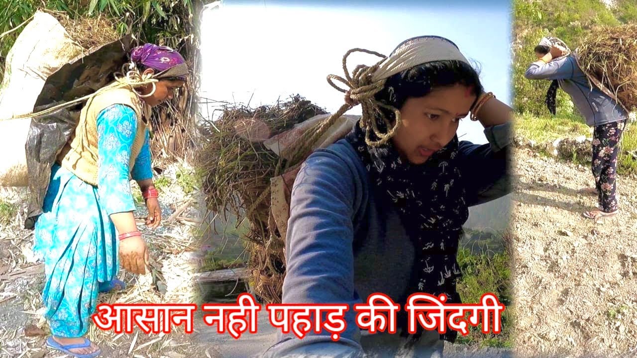 आसान नही पहाड़ की ज़िंदगी🥰..@HinuVlogsUttarakhandi - YouTube
