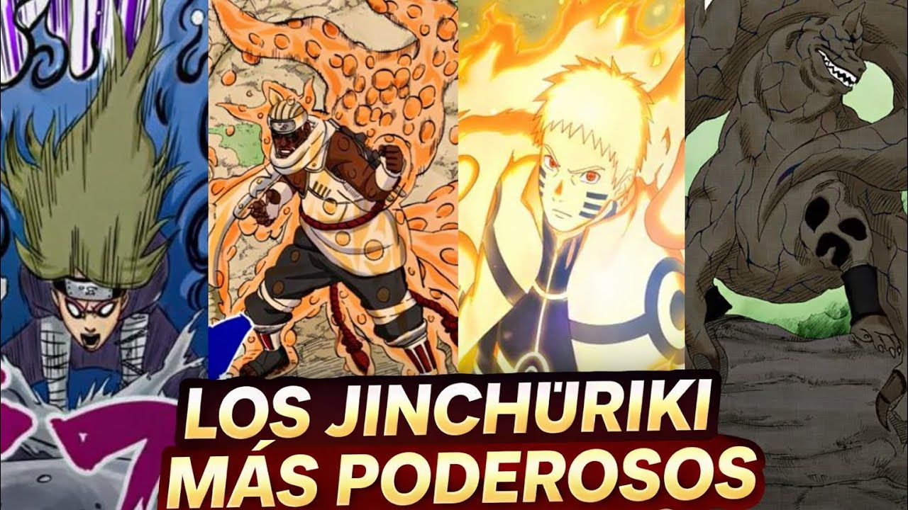 Los Jinchūriki Más Poderosos de la Historia 🔥 (Del Más Débil al Más Fuerte)