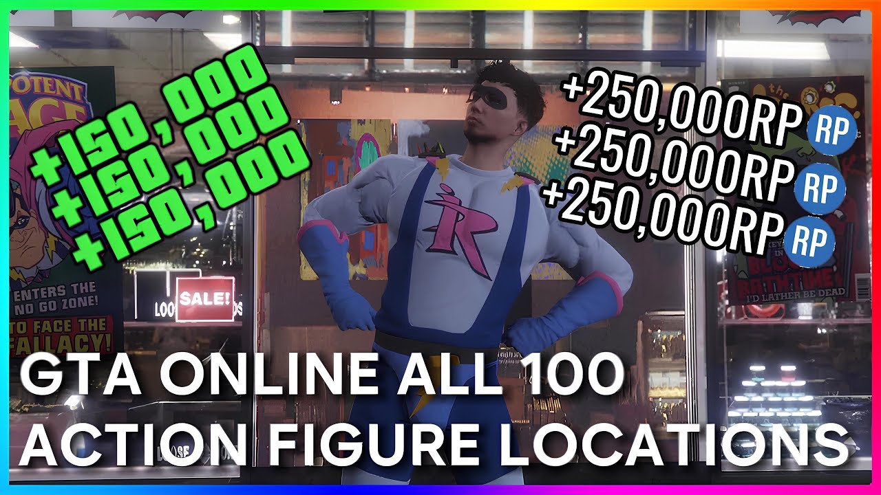 GIVEAWAY!! GTA ONLINE ALL 100 ACTION FIGURE LOCATIONS!! (PS4/5 + XBOX