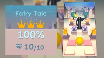 Rolling Sky Bonus 8 Fairy Tale 100% Clear - All Gems & Crowns | SHAvibe
