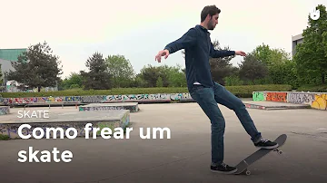 Como fazer para o skate parar?