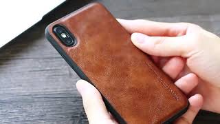 X-Level Leather Case For Samsung Original Soft Silicone Edge Back Phone Cover screenshot 3