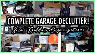 Organizing and Decluttering My Garage! | Working With What I Already Have!