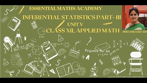 INFERENTIAL STATISTICS PART III
