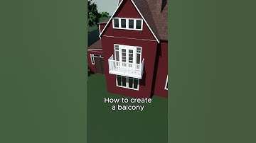 How to create a balcony in Planner 5D