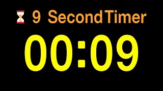 ⏱ 9 Second Timer / 🔊 Alarm / 👍 Simple Timer