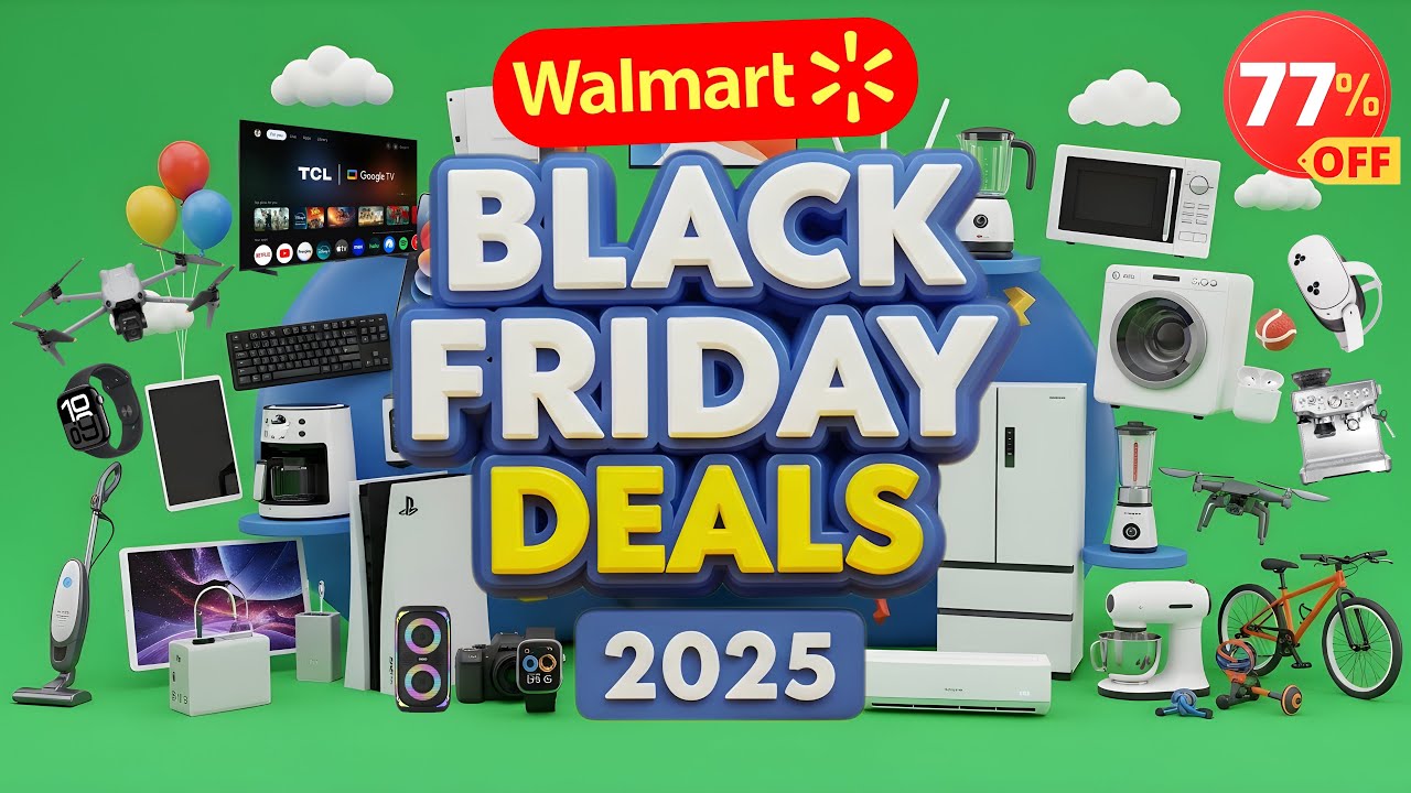 LAST SHOT! 40 Black Friday Walmart Deals 2025 — UPTO 77% OFF! - YouTube