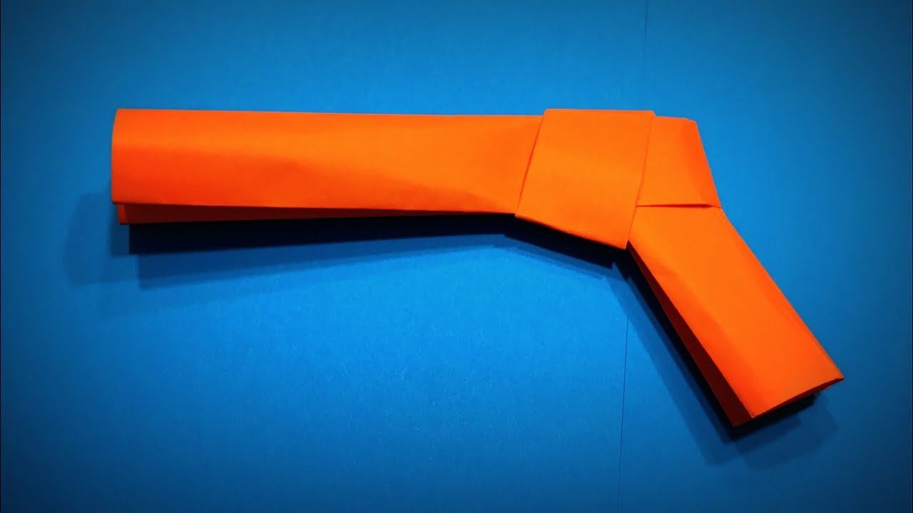 Origami Gun How to Make a Paper Gun Pistol DIY Easy Origami ART