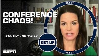 🚨 Realignment CHAOS 🚨Heather Dinich outlines the ‘UNFORTUNATE’ state of Pac-12 | Get Up