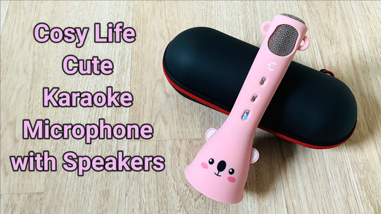 Распаковка беспроводного Bluetooth-микрофона для караоке Cosy Life с динамиком для детей