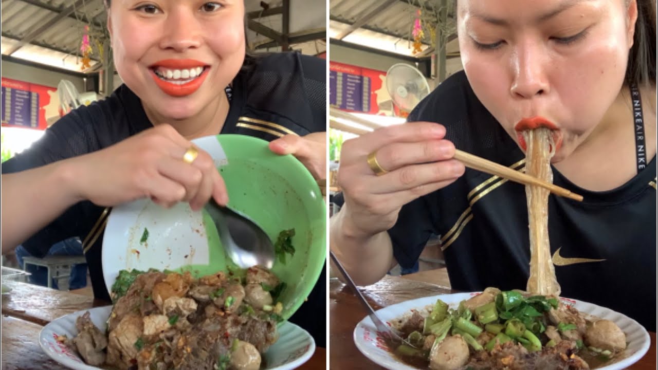 ซดก๋วยเตี๋ยวเรือศรีสามพรานแซ่บๆจ้า😋👍สั่งถั่งเช่าไลน์ไอดี@nng2880k