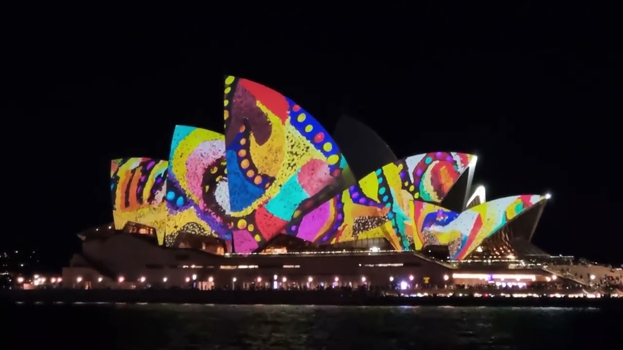Vivid light festival 2022 Sydney Opera House  Australia / Шоу Света Сидней Опера Хаус Австралия