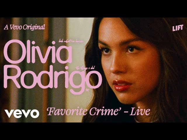 Olivia Rodrigo - favorite crime (Live Performance) | Vevo LIFT class=