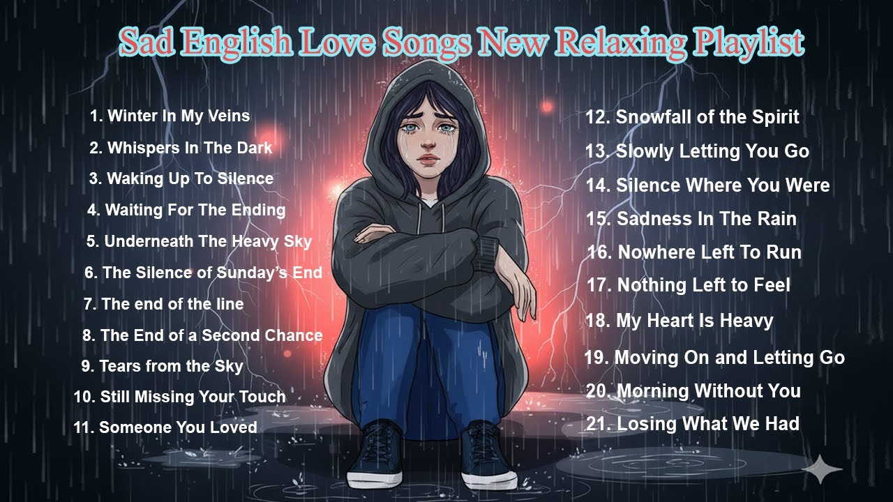 Beautiful Sad Vibes 💔😭 English Love Songs Playlist That Make You Cry