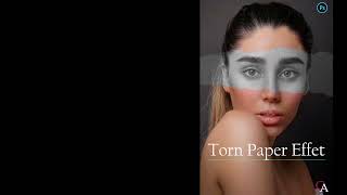 Torn Paper Effect | Photoshop Tutorial | 1 Minutes Tutorial | Photoshop Paper Effect .