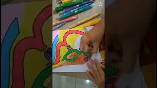 tugas Pai gambar kaligrafi kelas 9 SMPN 22 Tangerang Selatan