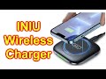 INIU Wireless Fast Charging Pad Ubnbox and How To Use