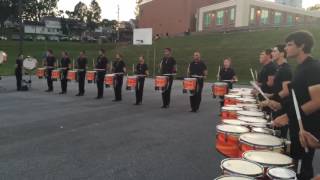 Reading Buccaneers 8.27.2016 Full Battery - Paradiddles