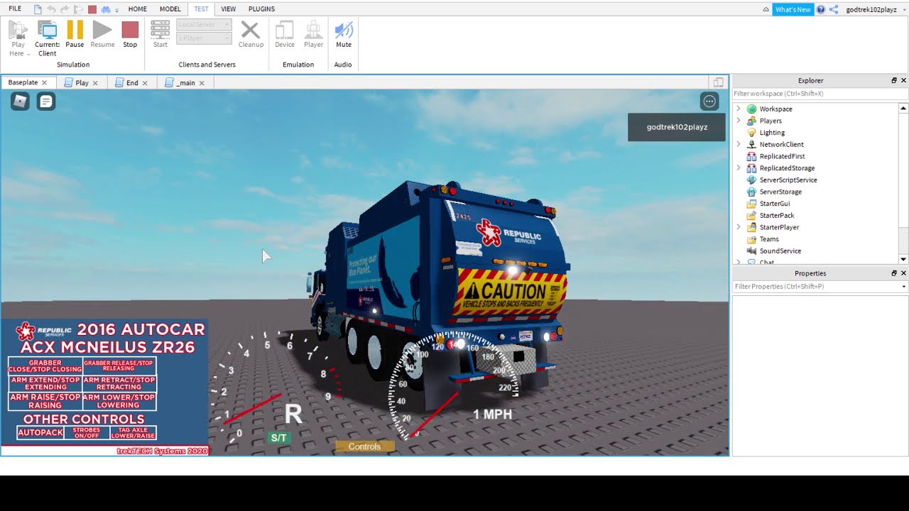 (Roblox) "Allied Waste Style" Backup Alarm