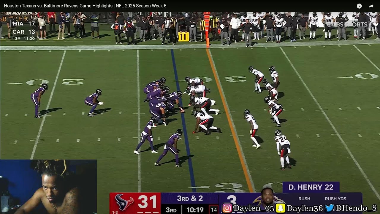 THIS SHIT IS PATHETIC!! Houston Texans vs Baltimore Ravens Week 5 ...