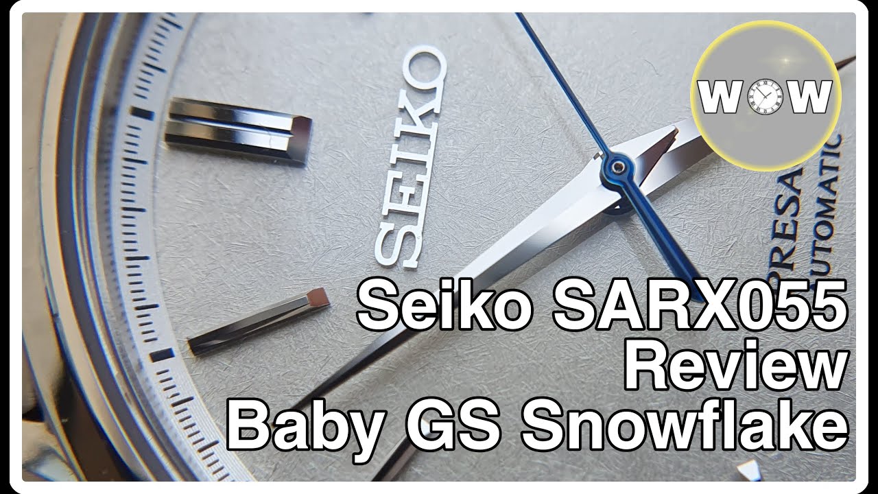 Seiko SARX055 Review | Baby Grand Seiko Snowflake - YouTube