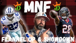 NFL DFS DraftKings Showdown Picks LIVE Strategy For Texans-Cowboys Monday Night Football Lineups