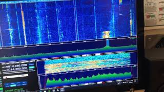 HDSDR and Ham Radio Deluxe panadapter with Yaesu FTdx3000