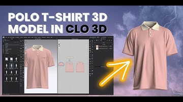 Learn How to Create a Polo T Shirt 3D Model in CLO 3D with Our DXF Sewing Pattern