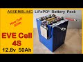 Proses Merakit Baterai Pack LiFePO4 4S 12.8 volt 50 Ah || EVE New Cell 50Ah [Bagian 2]