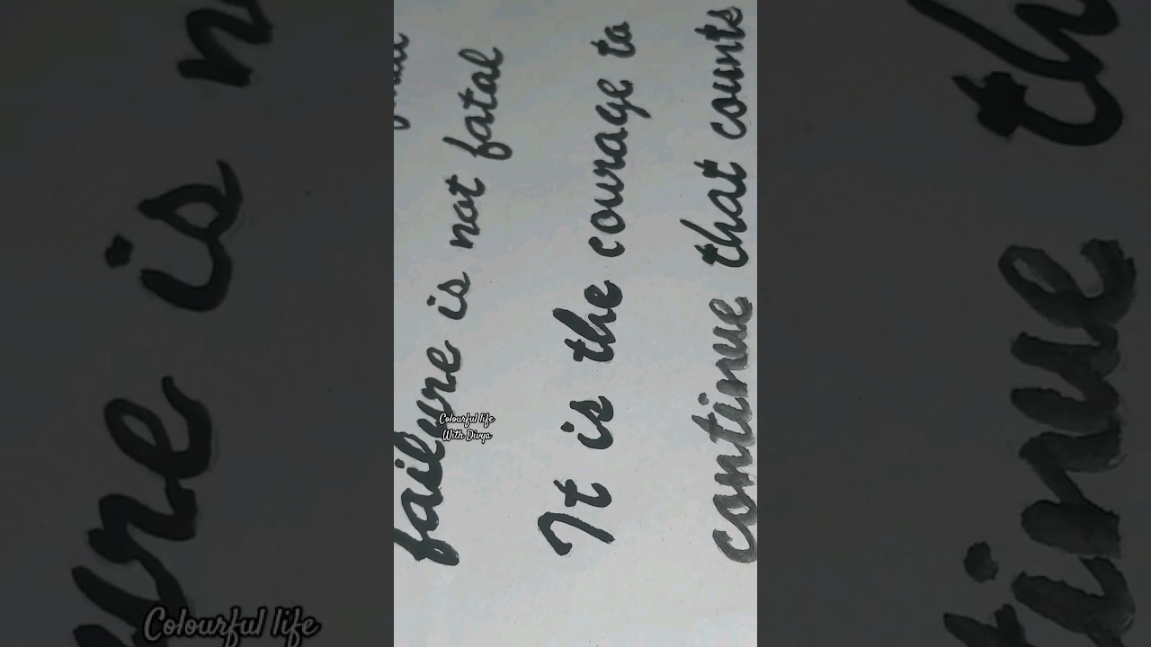 (Calligraphy part 1/50)Paintbrush 